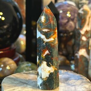 🔥SALE🔥 Red Moss Agate Crystal Point!